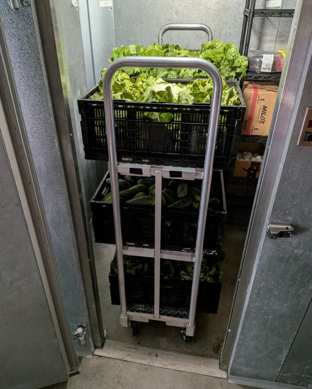 Fresh food prepared for community distribution